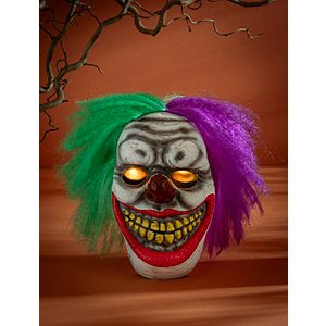 Halloween Adult Light Up Creepy Clown Mask