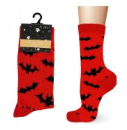 Halloween Womens Patterned Cotton Socks