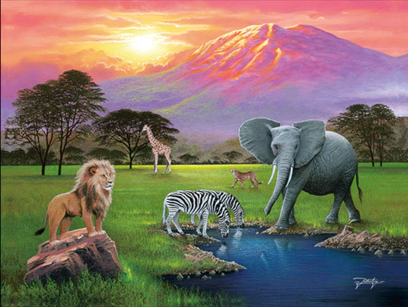 Endangered Beauty Wildlife 3D Lenticular Poster