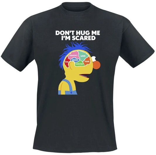 Don’t Hug Me I’m Scared Brain T-Shirt