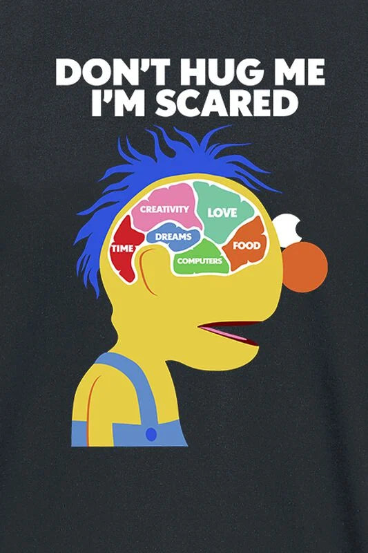 Don’t Hug Me I’m Scared Brain T-Shirt