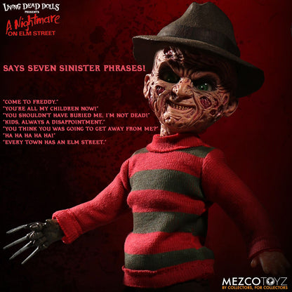 A Nightmare on Elm Street Freddy Krueger Living Dead Doll with Sound