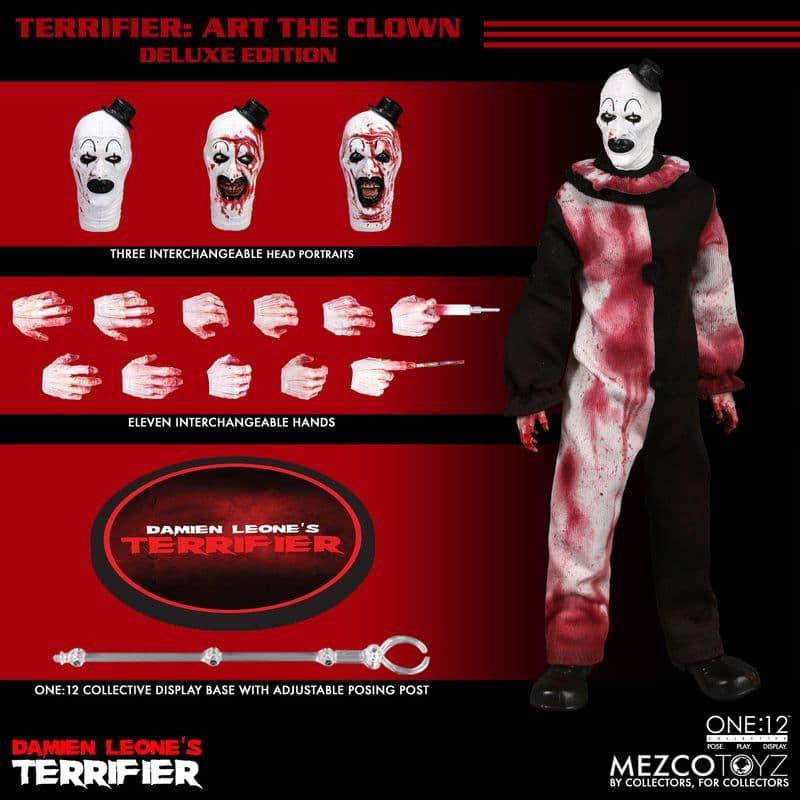 Terrifier Art the Clown One:12 Collective Deluxe Action Figure