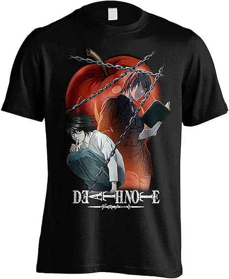 Death Note Chained Notes Black T-Shirt
