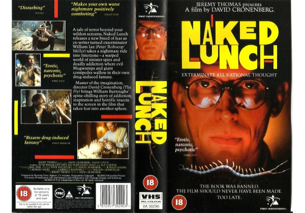 Naked Lunch VHS