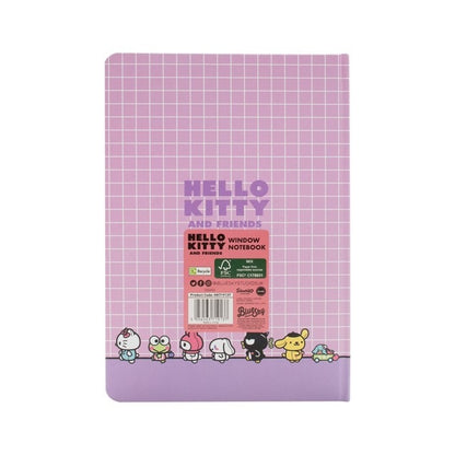 Hello Kitty and Friends Gachapon Notebook A5 Window