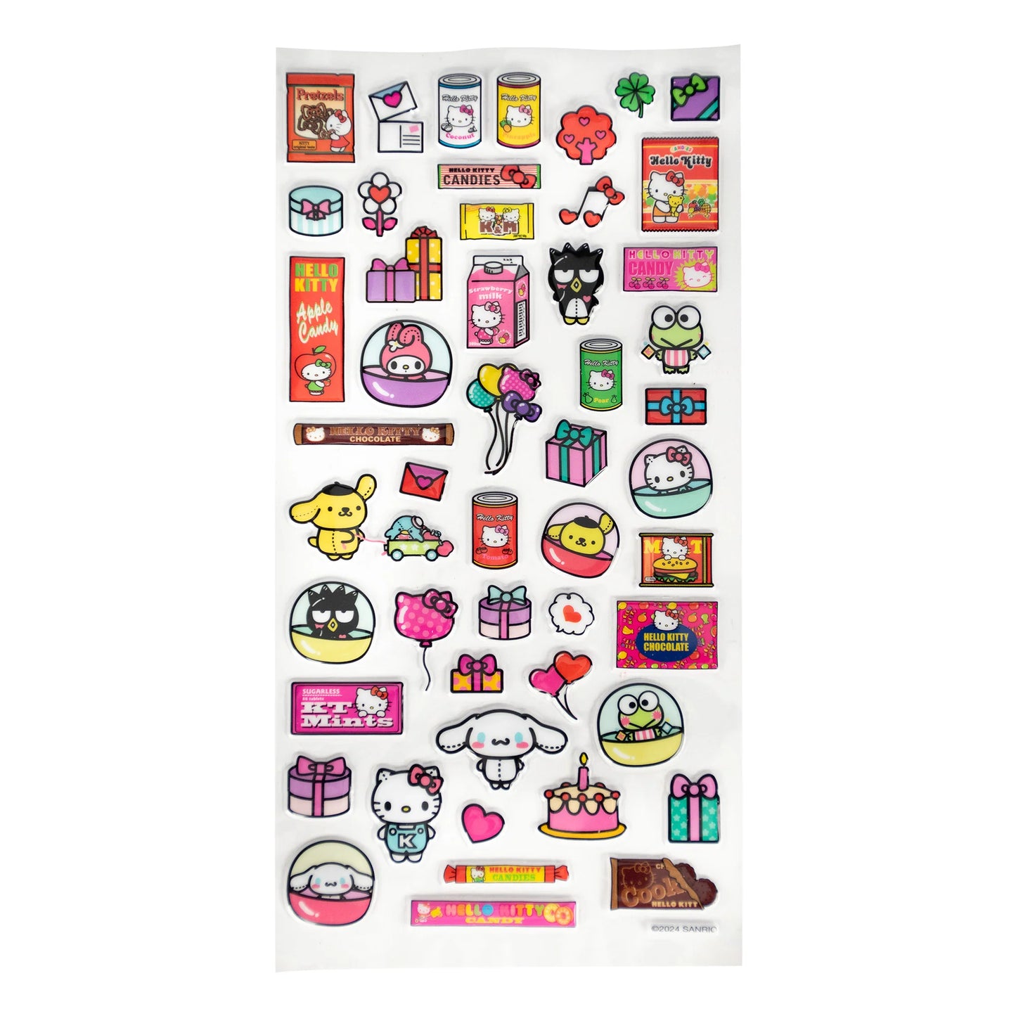 Hello Kitty and Friends Puff Sticker Set