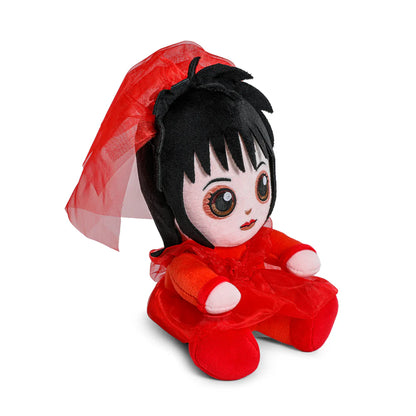 Beetlejuice Lydia Deetz in Red Wedding Dress Sitting Phunny Plush