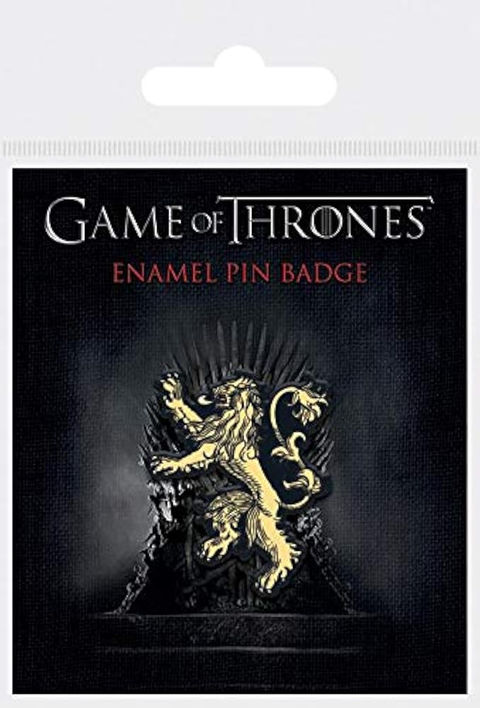Game of Thrones House of Lannister Enamel Pin Badge
