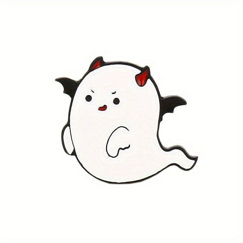 Devilish Ghost Pin Badge