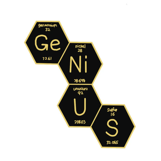 GE NI U S Pin Badge