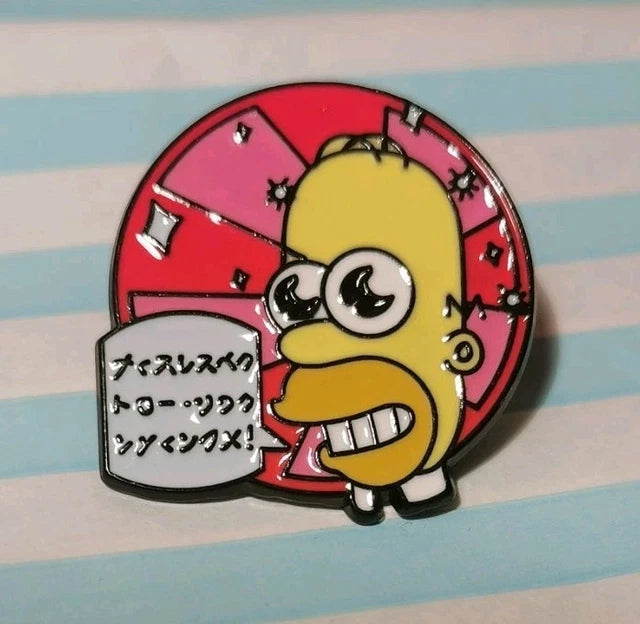 The Simpsons Mr Sparkles Pin Badge