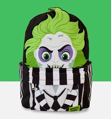 Beetlejuice Cosplay Nylon Full-Size Backpack by Loungefly