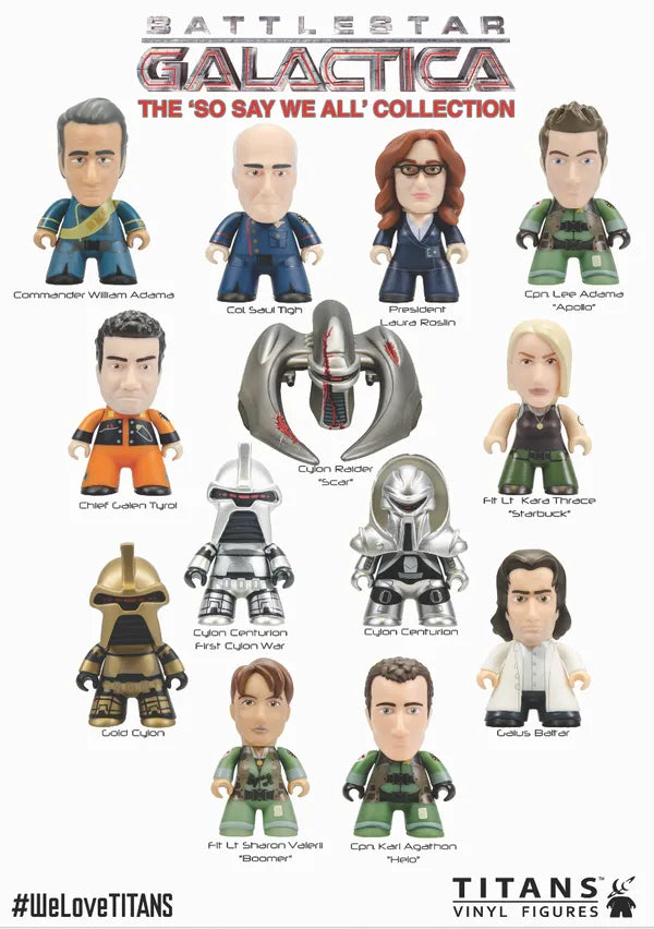 Battlestar Galactica So Say We All Collection Titans Vinyl Figure Blind Box