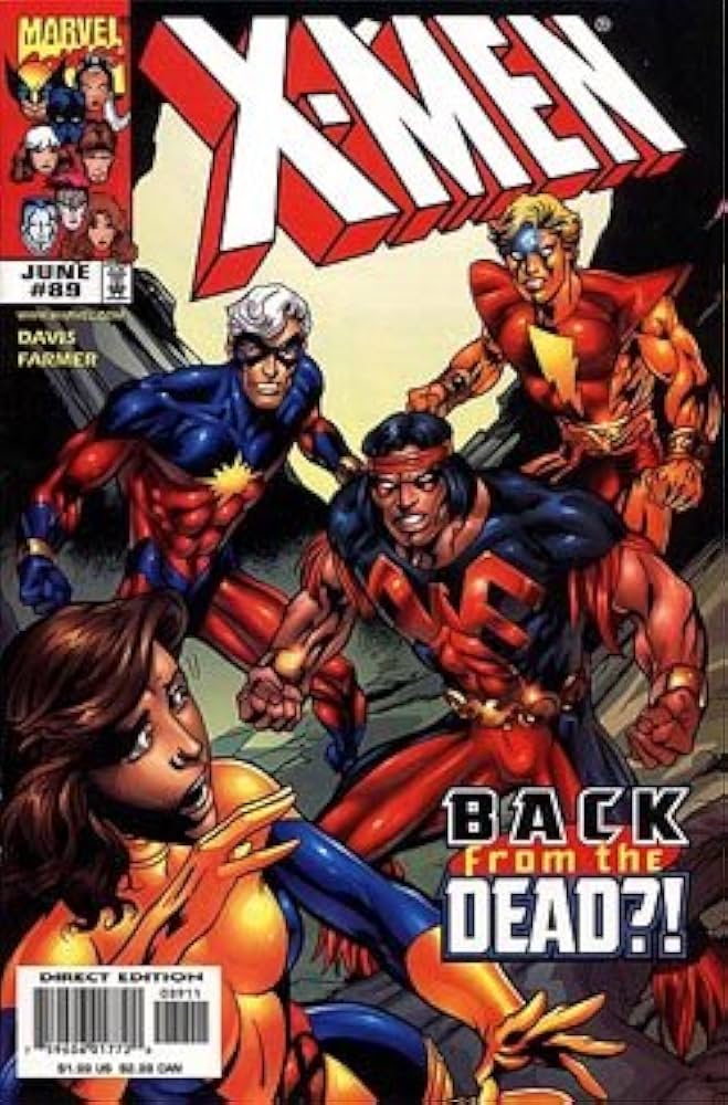 Marvel X-Men #89 Back from the Dead Comic Book (1999)