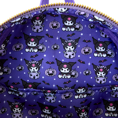 Sanrio Kuromi Pumpkin Loungefly Mini Backpack