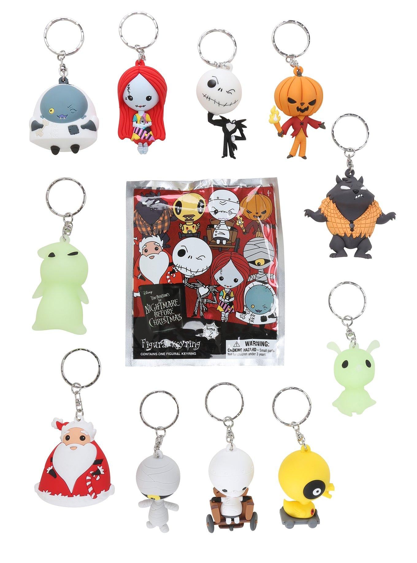 The Nightmare Before Christmas Figural Keychain Blindbag Series 2