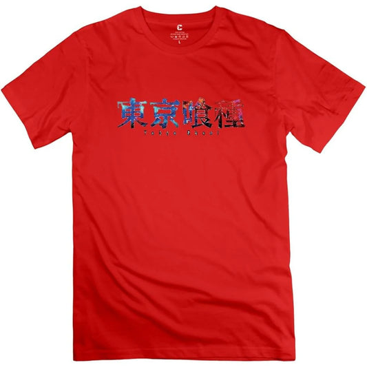 Tokyo Ghoul Japanese Logo Red Shirt