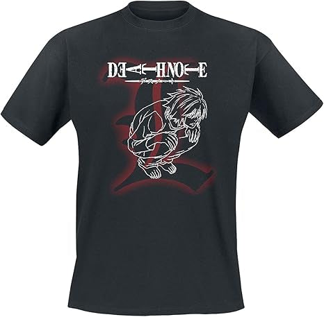 Death Note Hiding Behind T-Shirt