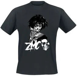 Zombie Makeout Club: ZMC Mask Black T-Shirt