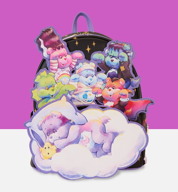 Care Bears x Universal Monsters Scary Dreams Mini Backpack by Loungefly