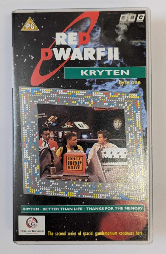 Red Dwarf II Byte One Kryten VHS Tape
