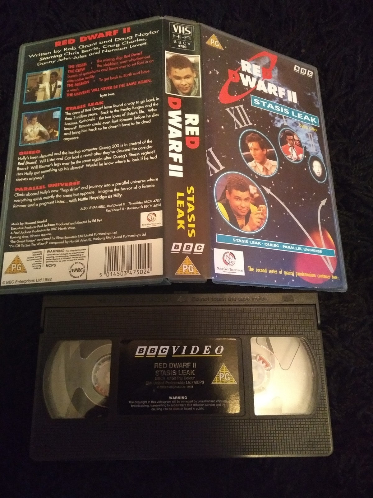Red Dwarf II Byte Two Stasis Leak VHS Tape