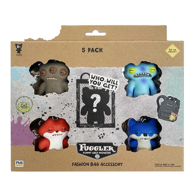 Fuggler Fashion Bag Accessory 5-Pack