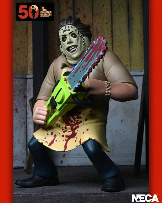 Texas Chainsaw Massacre Bloody Leatherface Toony Terrors Action Figure