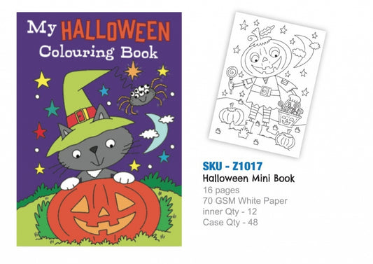 Halloween Mini Colouring Book