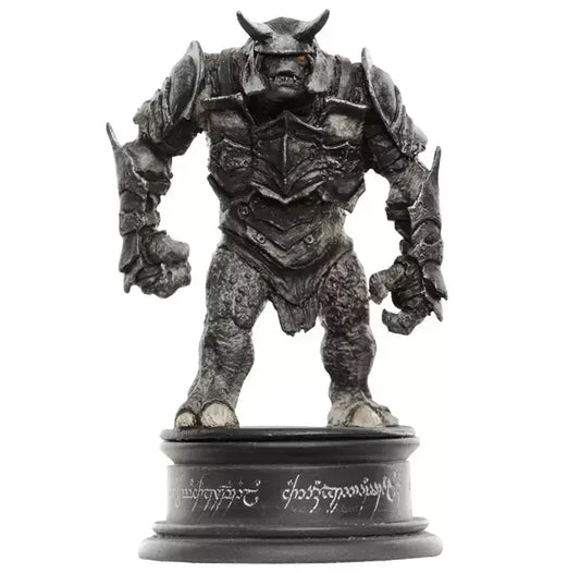 Lord of the Rings Battle Troll Black Pawn Chess Figurine