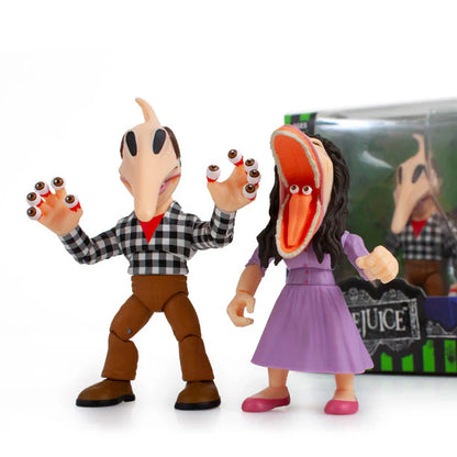 Beetlejuice Adam and Barbara (Scary) Vinyl Figure 2-Pack
