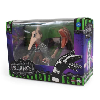 Beetlejuice Adam and Barbara (Scary) Vinyl Figure 2-Pack