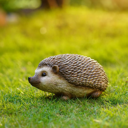 Hedgehog Polyresin Statue
