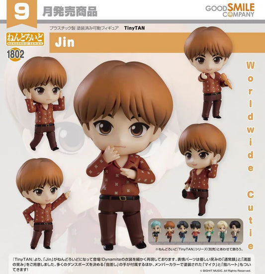 BTS x TinyTan Jin 1802 Nendoroid Action Figure