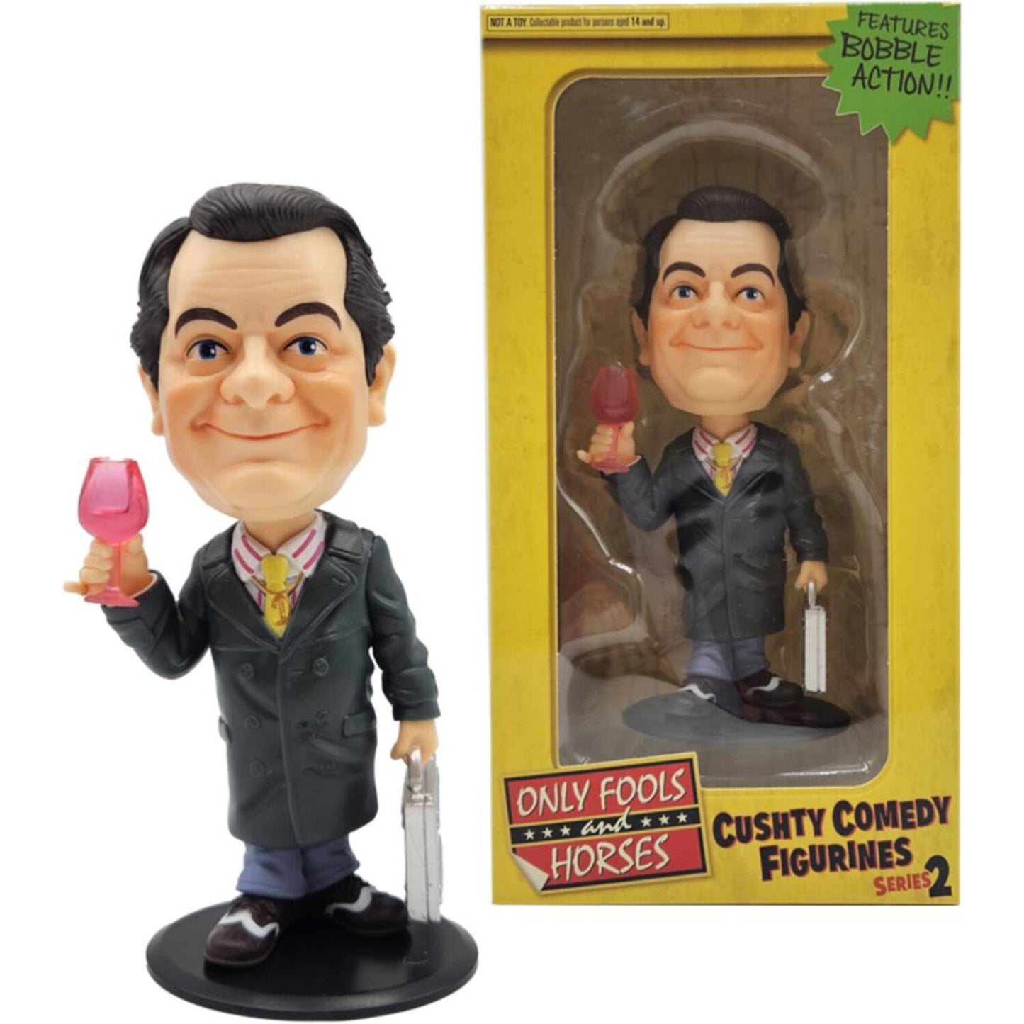 Only Fools and Horses Del Boy Cushty Comedy S2 Bobblehead Figurine