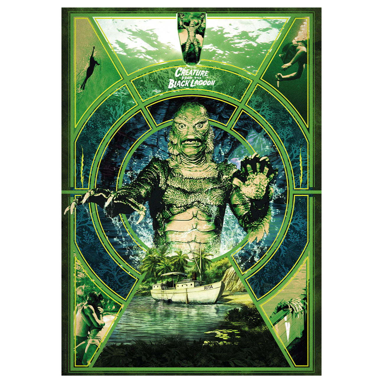 The Creature from the Black Lagoon Limited Edition A3 Art Print