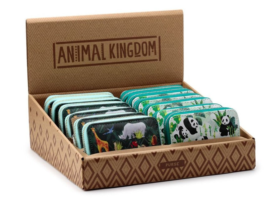 Animal Kingdom Zip Around Small Wallet / Purse