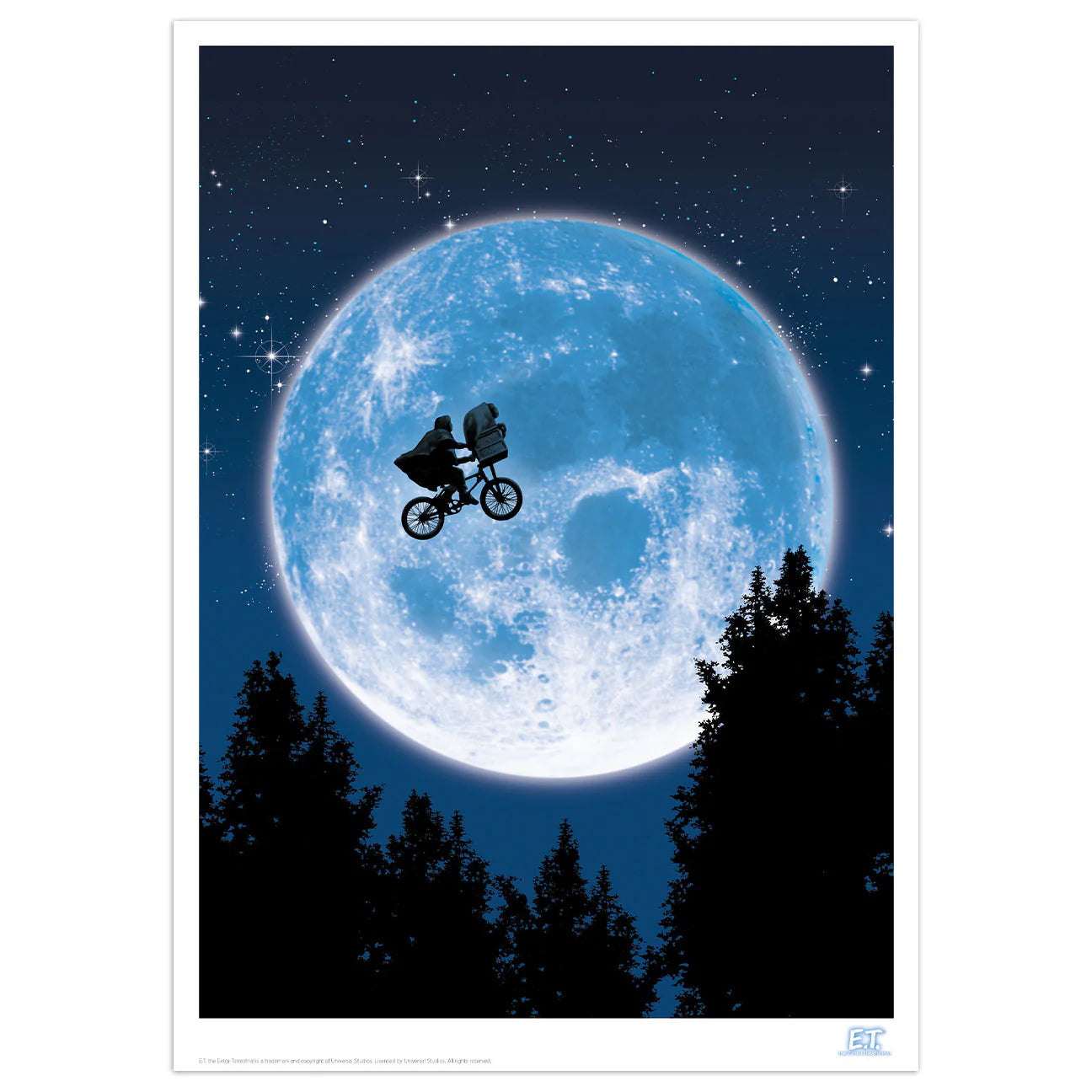 E.T. Moon Limited Edition Art Print