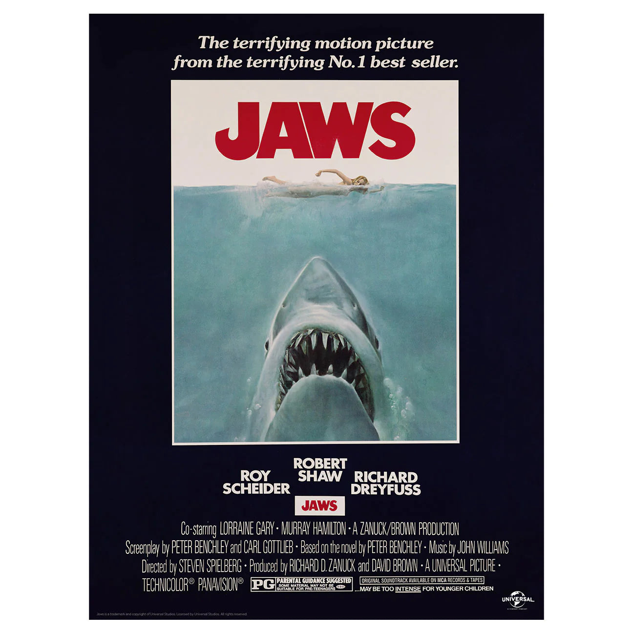 Jaws Movie Poster Limited Edition Art Print