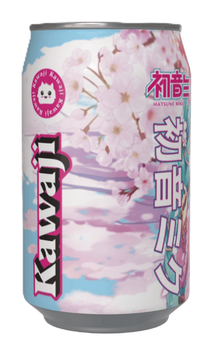 Hatsune Miku Strawberry Flavour Soda Can 330ml