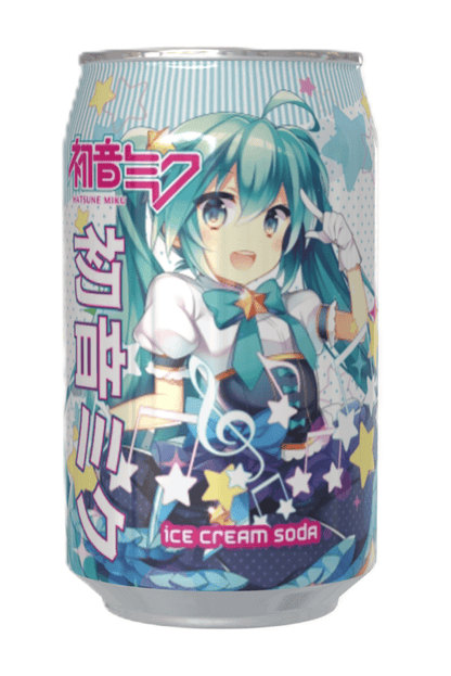 Hatsune Miku Ice Cream Soda Flavour Can 330ml