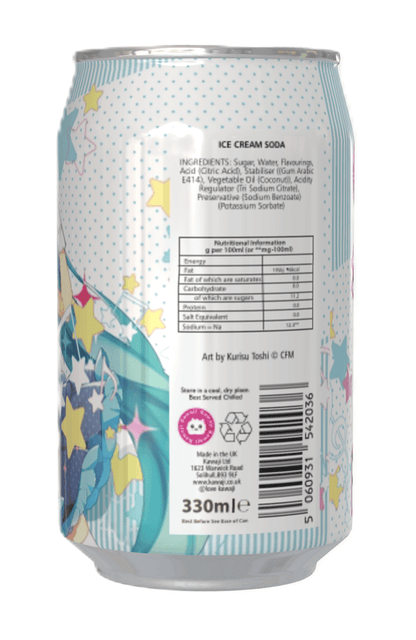 Hatsune Miku Ice Cream Soda Flavour Can 330ml