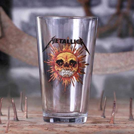 Metallica Sun Drinking Glass