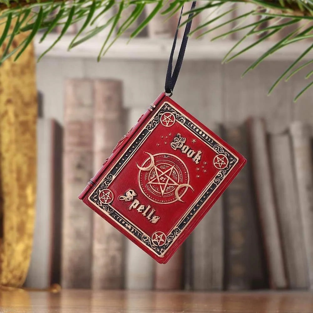 Book of Spells Hanging Ornament 7cm