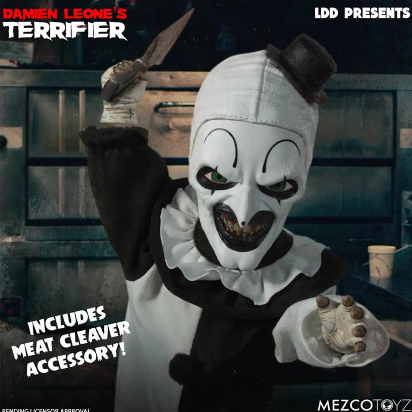 The Terrifier Art the Clown Living Dead Doll *PREORDER*
