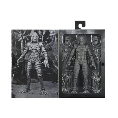 Universal Monsters Creature from the Black Lagoon Ultimate Action Figure B&W