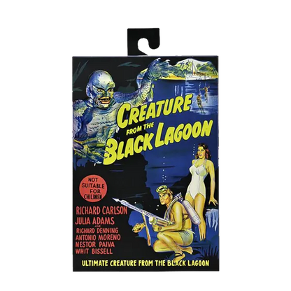 Universal Monsters Creature from the Black Lagoon Ultimate Action Figure B&W