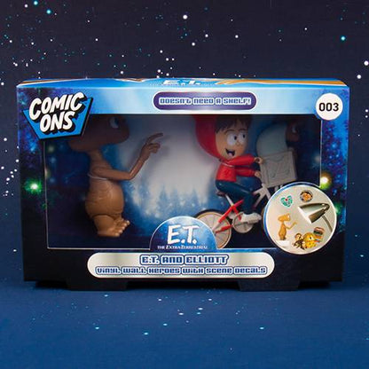 E.T. and Elliott Comic Ons Vinyl Wall Heroes