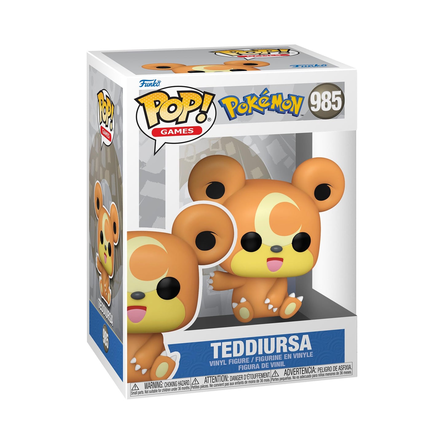 Pokémon 985 Teddiursa Funko Pop! Vinyl Figure